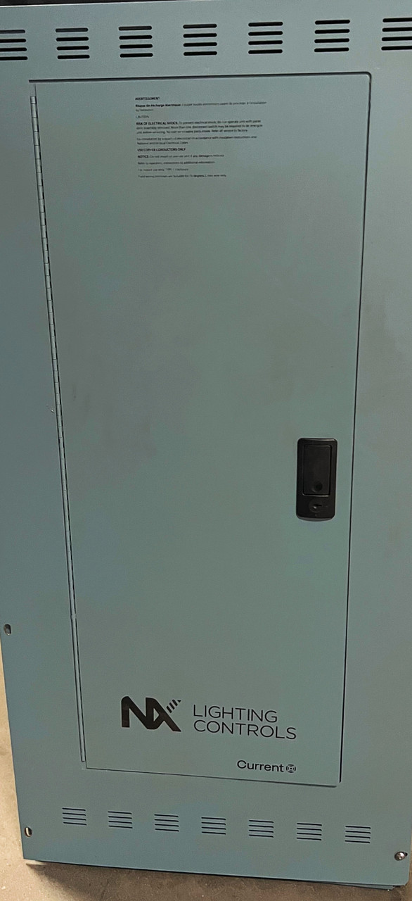 Hubbell NXP2 Series Lighting Control Panel, NXP2-PNL-48-48-U-S, 48 relay Capacity, 48 Dimming Channels, 48-30A/Single Pole Latching Relays, 120/277VAC, Surface Mount