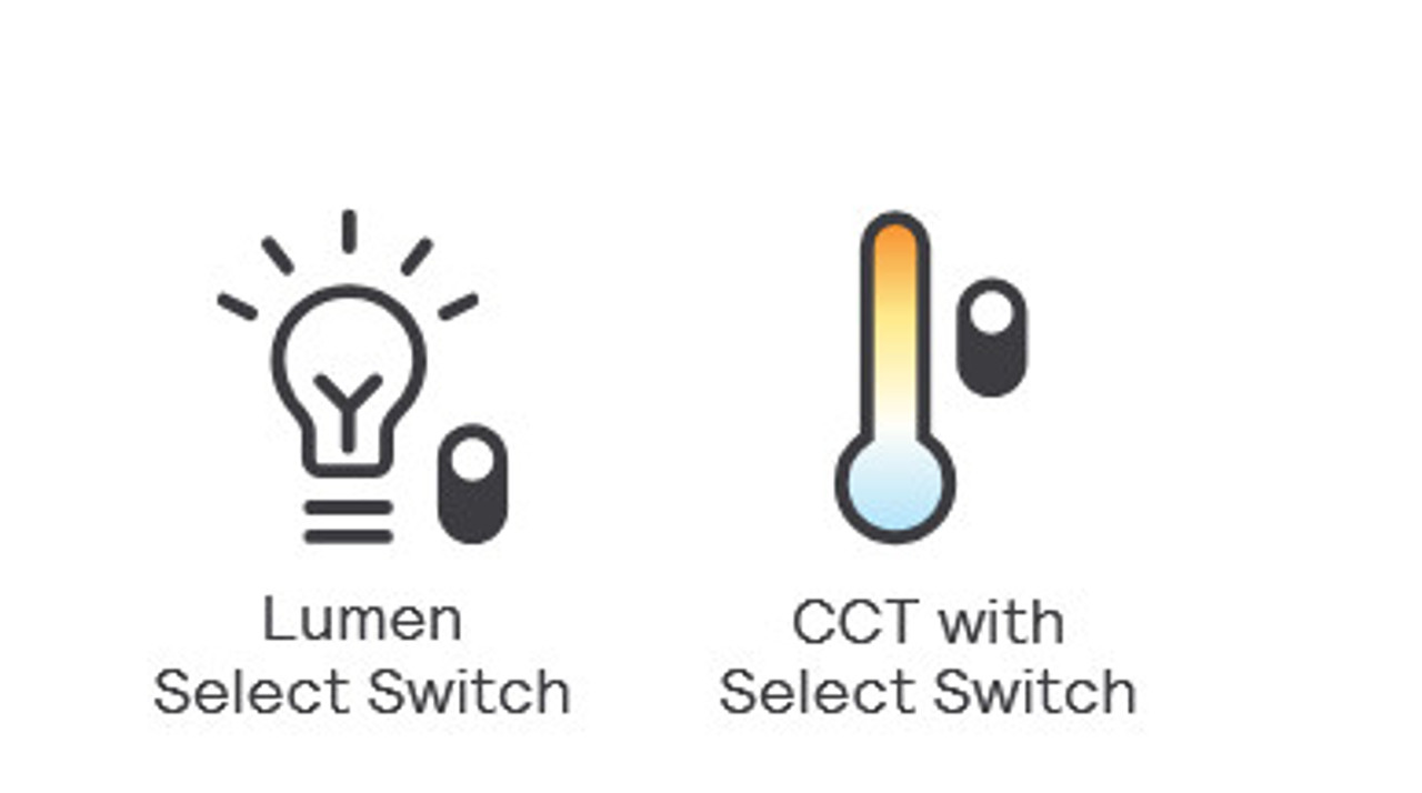 (case of 4) Philips Lightolier LED Gimbal, 3 inch round, Selectable Color Temperature, Selectable lumens, adjustable eyeball Gimbal, GB3RSLMZ10SCTUW 