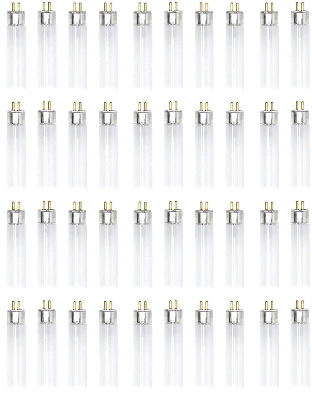 (case of 40) GE 65107 Fluorescent T5, 46 inch Linear, 54 watts, 4462 lumens,  F54T5/47W/850CVG, shatter resistant coverguard