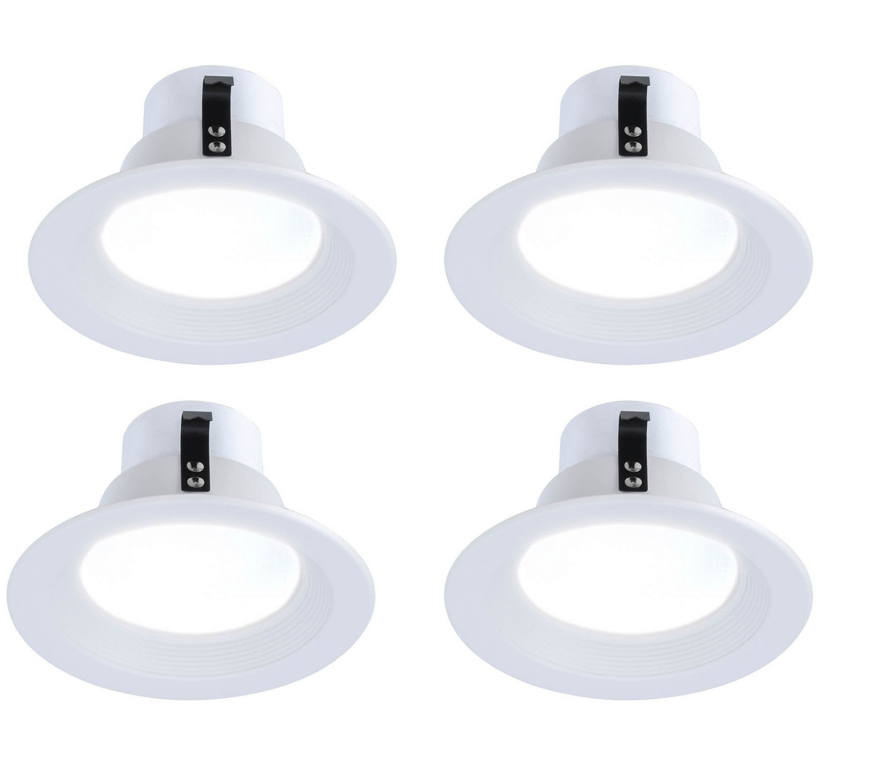 (case of 4) Lightolier RD4R79SCT1W LED Retrofit Downlight, 4 inch round, 700 lumen, 9 watt, Color Select, (2700K, 3000K, 3500K, 4000K, 5000K), ELV/Triac Dimming, White, 90 CRI, 120V,  Recessed