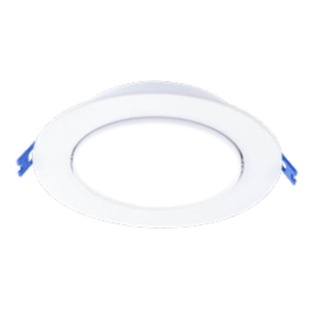Signify Lightolier LED 6 inch Round Gimbal Downlight, 15 watt 1100 lumen, field selectable 5CCT (2700K, 3000K, 3500K, 4000K, 5000K), 120V, Triac Dimming, GB6R11ESCT1W