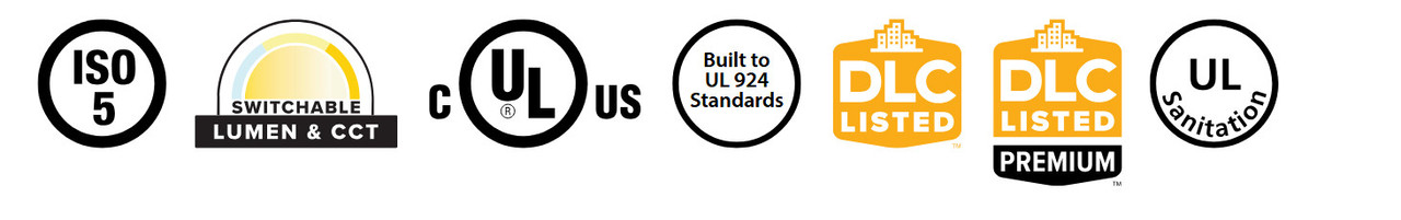 Hubbell Columbia Lighting CFP22-LSCS Edge-Lit Flat Panel LED Light, 2 ft by 2 ft, Selectable Color Temperature, Selectable lumens, 120-277V, 0-10V Dimmable