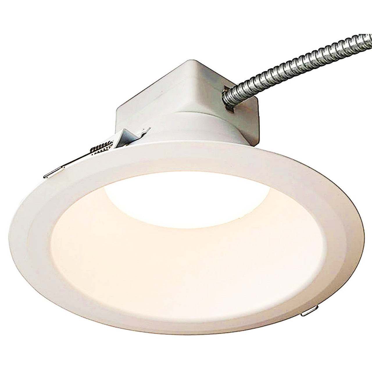 Lumination LRX Series LED downlight, 8 inch round,  3000 lumen, 3000K Color Temperature, 0-10V Dimming, 120-277V, LRXR830830MD