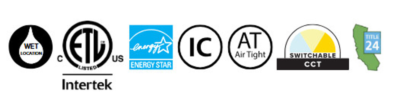 Prescolite Edge-Lit Round LED Downlight, 4 inch, 750 lumens, 10 watts, Field selectable color temperature, remote driver J-Box, 120-277V,  flicker free dimming, white, LBSES-4RD-RM-CS9-WH (case of 12)