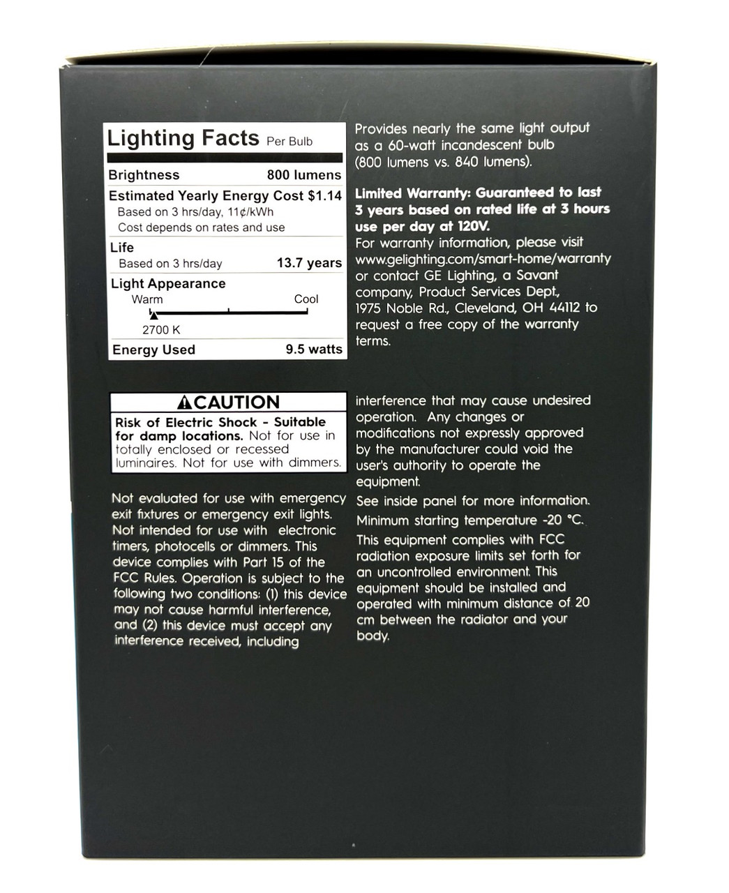 (6 bulbs)GE Lighting CYNC Smart LED Light Bulbs, Color Changing, Bluetooth and Wi-Fi, Compatible with Alexa and Google Home, A19 Bulbs 