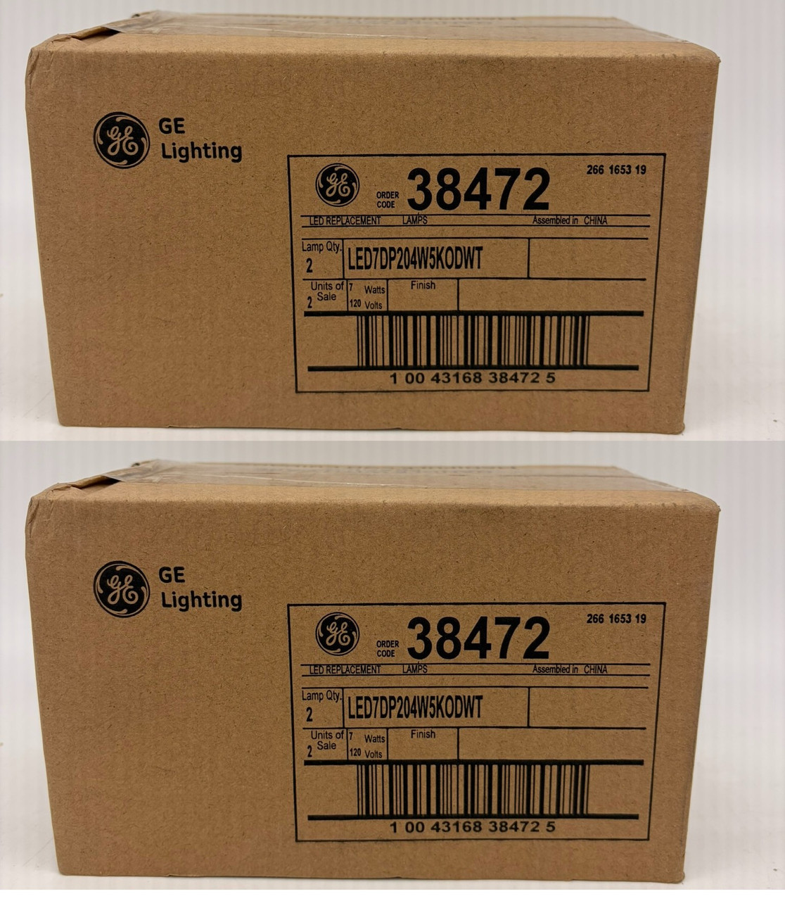 (case of 4) GE Outdoor LED Floodlight, PAR20 Bulb, 50W Equivalent, Daylight, Dimmable, 550 lumens,  7 watts 