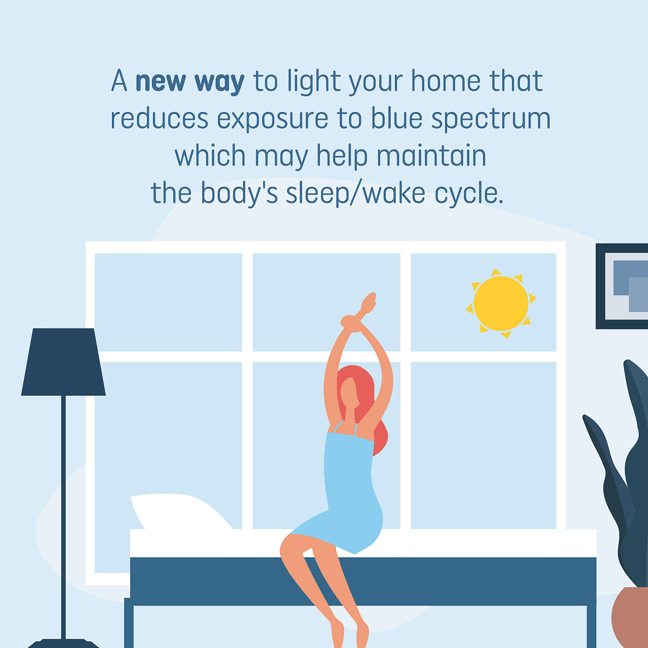 GE Lighting Sun Filled LED Light Bulb, 60 Watt Replacement, Daylight, Medium Base, Dimmable (case of 4)