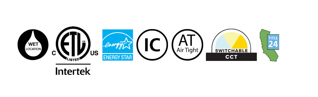 Prescolite Lite-Box edge-lit 6 inch round LED Downlight, selectable CCT, 1100 lumen, 13 watt,  Low profile, Remote J-Box, Dimmable, LBSES-6RD-RM-CS9-WH