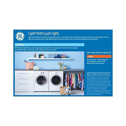 GE Refresh 60-Watt EQ A19 Daylight Dimmable LED Light Bulb (8-Pack)