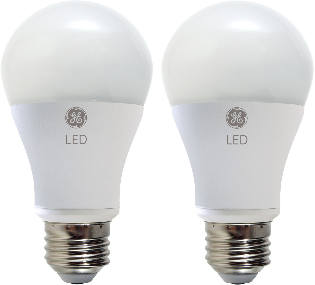 GE Lighting 67591 Dimmable LED A19 Light Bulb with Medium Base, 10-Watt, Soft White, 2-Pack