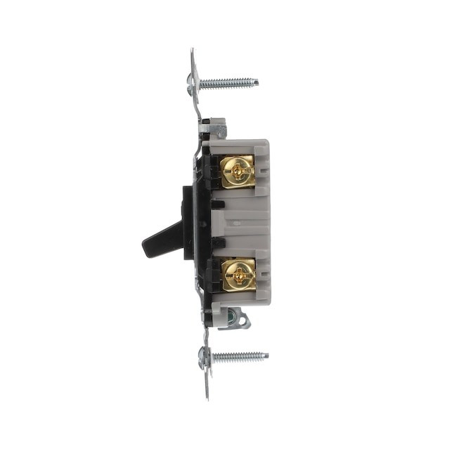 Eaton Single Pole AC Toggle Switch, commercial, black, CSB115STB-SP-L, 15-Amp, 120/277-Volt/AC  