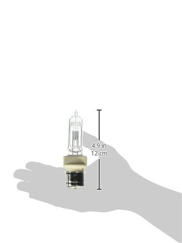 GE 88605 750W Halogen Lamps Projector Light Bulb, 750 watt, 120 volt, T7, Medium Prefocus (P28s) Base, 3050K, Clear, Quartzline, Q750T7/CL/2P 