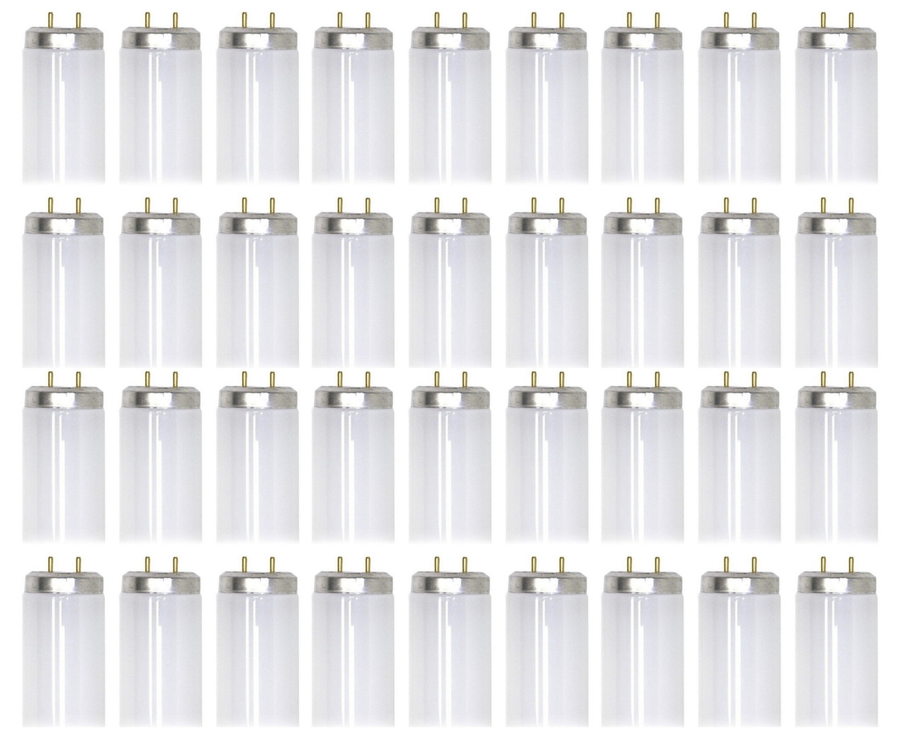 (case of 36)  GE 15971 Fluorescent Tube Light Bulb, 48 inch T8, 5000K Daylight, 32 watts, 2715 lumens,  SPX series, Cov-R-Guard safety, shatter protection, ecolux, F32T8/SPX50/ECO/CVG