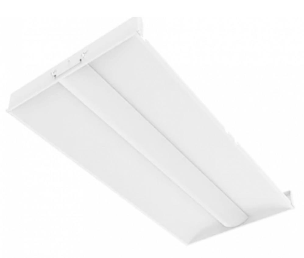 Day-Brite FluxGrid 2ft x 4ft LED Recessed Luminaire Light Fixture, 4300 lumens, 31 watts, 4000K, 120-277V,  2FGXG43L840-4-RS-UNV-DIM, Diffuse Round Ribbed lens