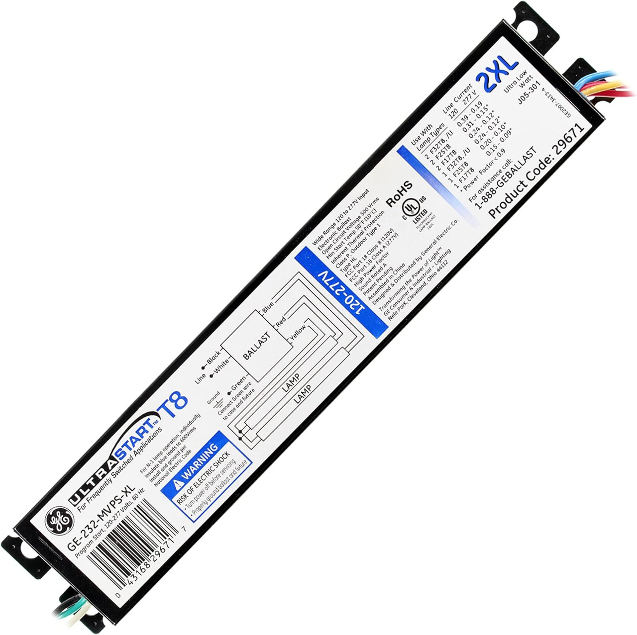 GE GE-232-MVPS-XL BALLAST (29671)