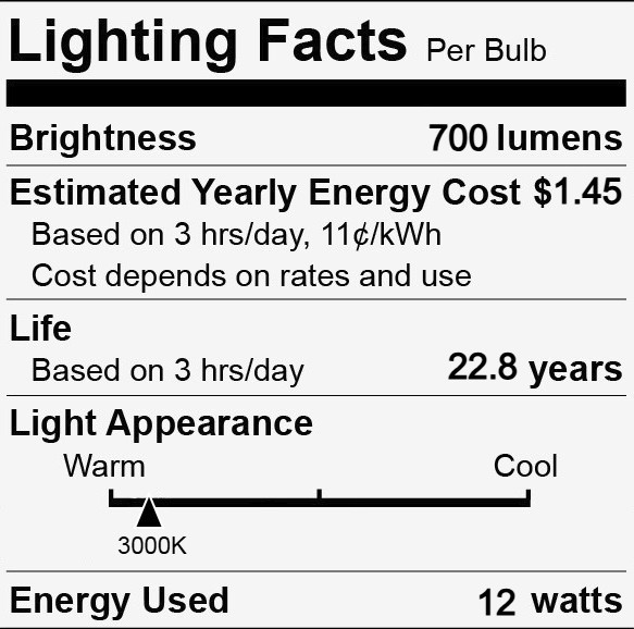 GE 66112 LED12DP38S830/25  Narrow Flood LED PAR38 Light Bulb, 3000K, 700 lumens, medium base, dimmable
