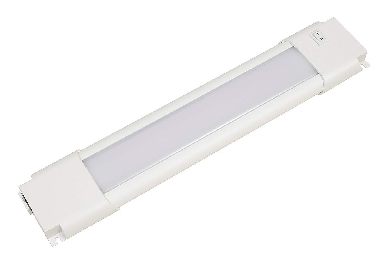 SYLVANIA General Lighting Sylvania 72275 9" Convertible Under Cabinet Light, Hardwire or Plug-in, Linkable Undercabinet, White