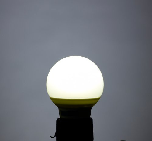 GE Lighting 62992 Energy Smart LED 1.8-Watt (15-watt replacement) 75-Lumen G16.5 Light Bulb with Medium Base, 1-Pack