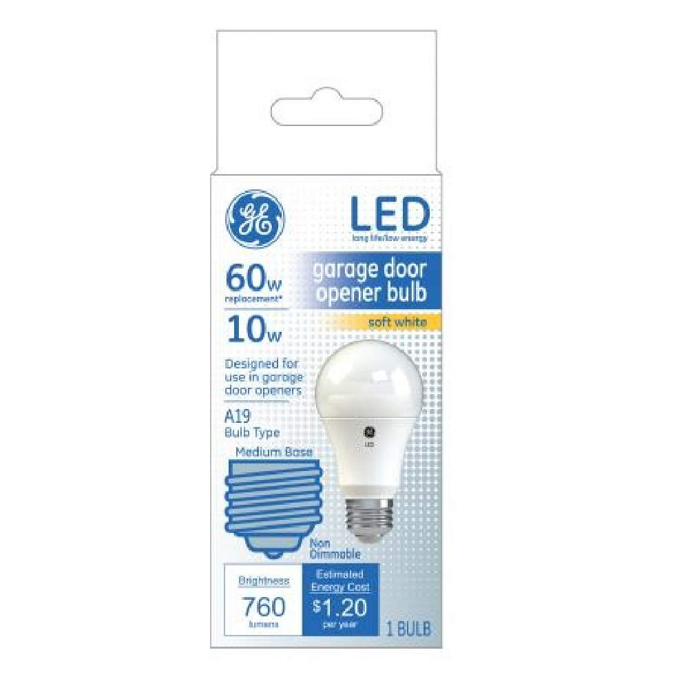 G E LIGHTING 47665 GE 10W SW A19 Bulb - Quantity 1
