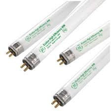 (Case of 4) GE 71649 - F35T5/841/WM/ECO 33-Watt 4100K Straight T5 Fluorescent Tube Light Bulb