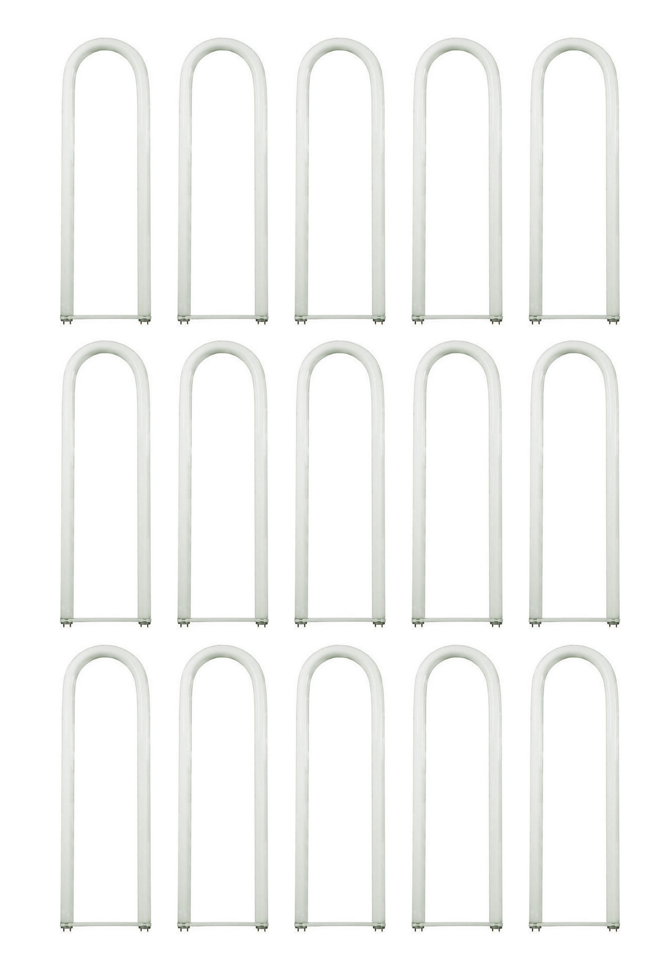GE 62170 Ubend F26T8/SPX35/U/ECO U-bend U shaped T8 3500K fluorescent U tube (pack of 15)