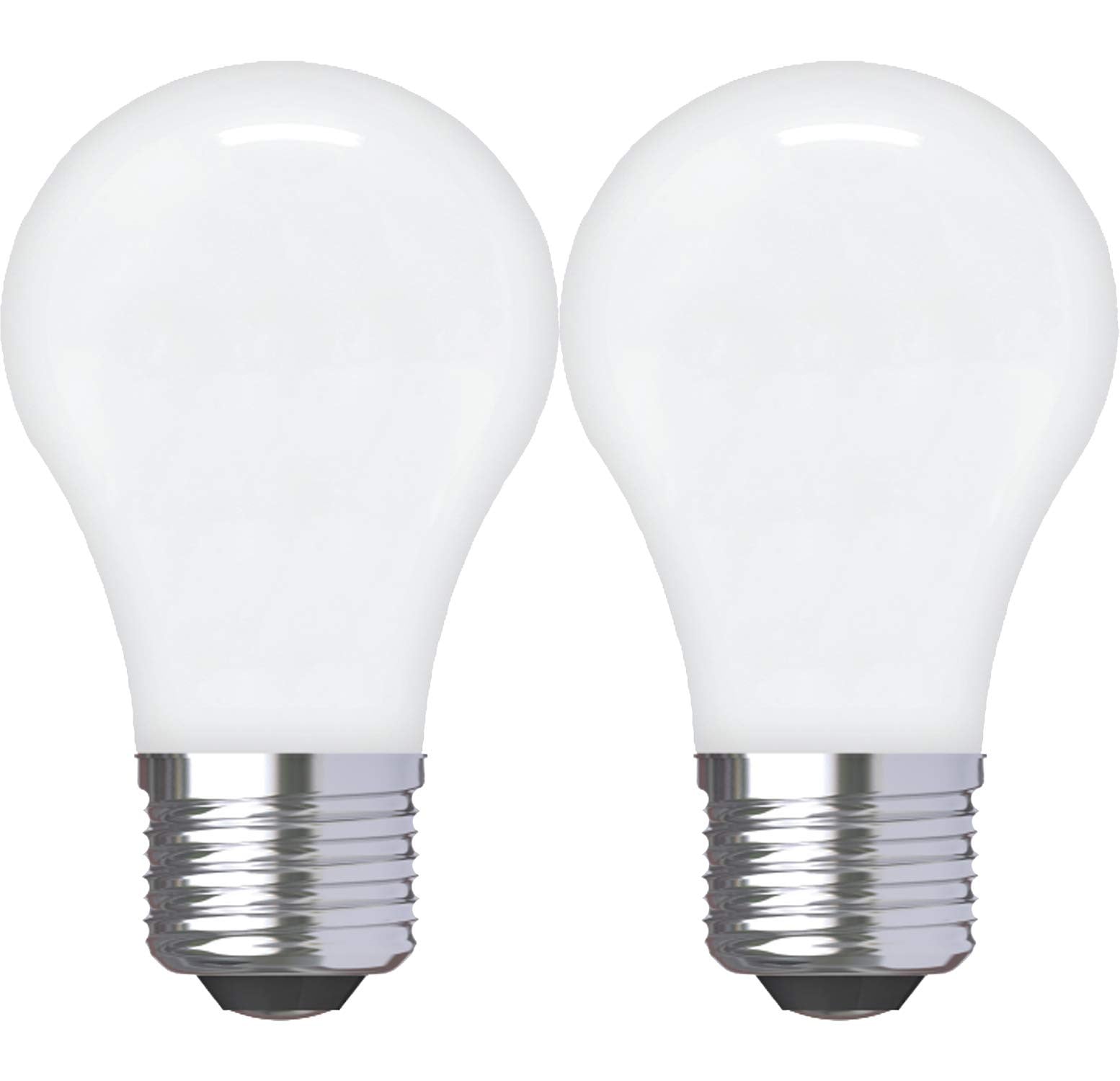 GE Lighting 31375 Finish Light Refresh HD Dimmable LED A15 Ceiling Fan Bulb 4 (40-Watt-Replacement), 300-Lumen Medium Base, 2-Pack Standard, Frosted Daylight, 2