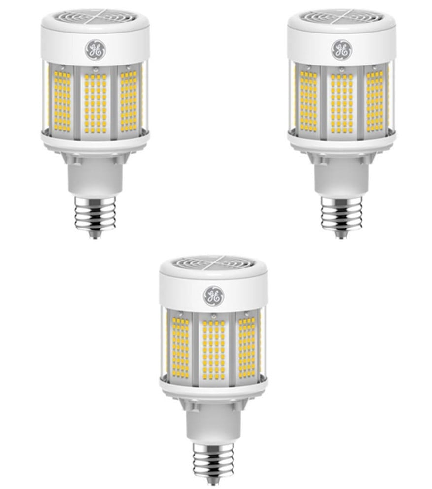 (case of 3) GE 93125009 LED 80 watt Omni Directional equivalent to 175 watt HID 3000K Color Temp Corn Cob LED