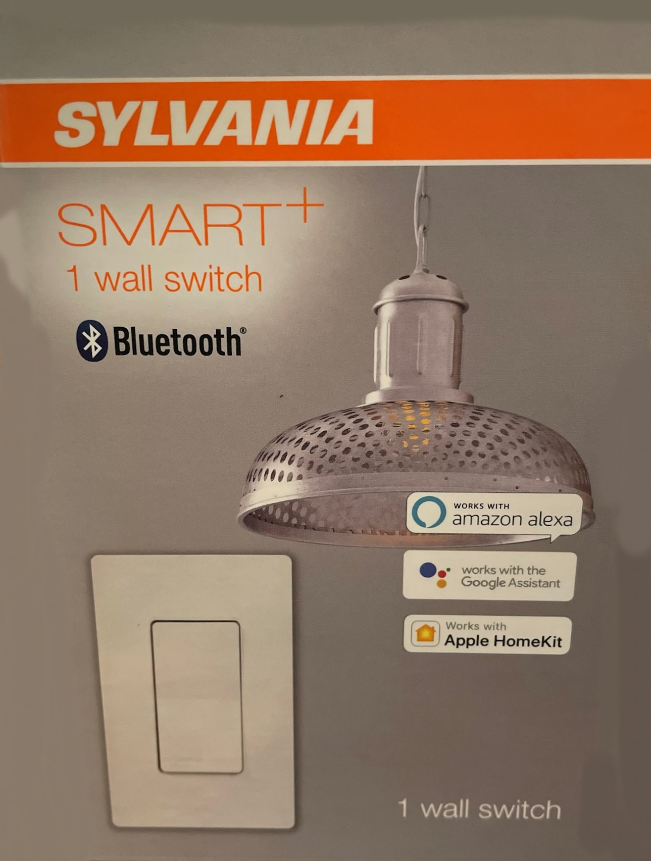 Sylvania SMART+ BlueTooth Wall Switch Works with Amazon Alexa, Google Assistant, Apple Homekit Smart Switch