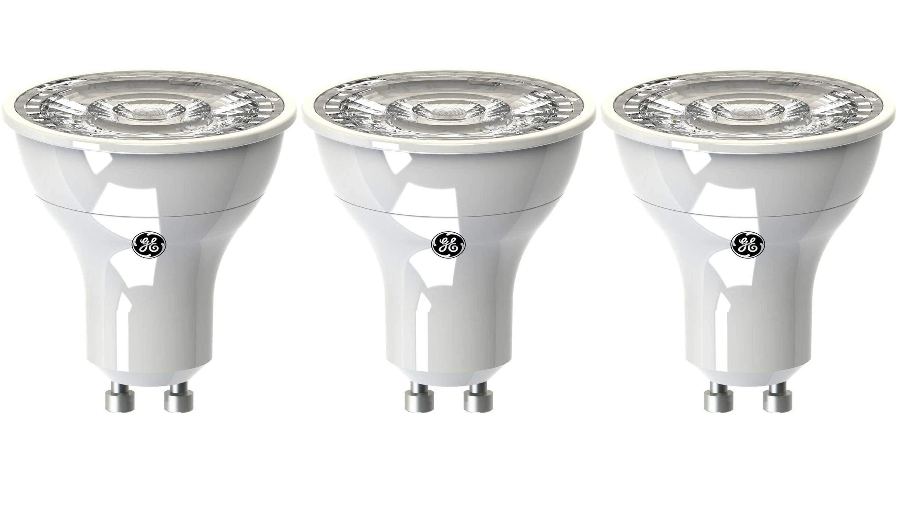 (3 bulbs) GE Lighting 89020 3.5 Watt Engery Smart LED Floodlight, Dimmable, GU10, bright white