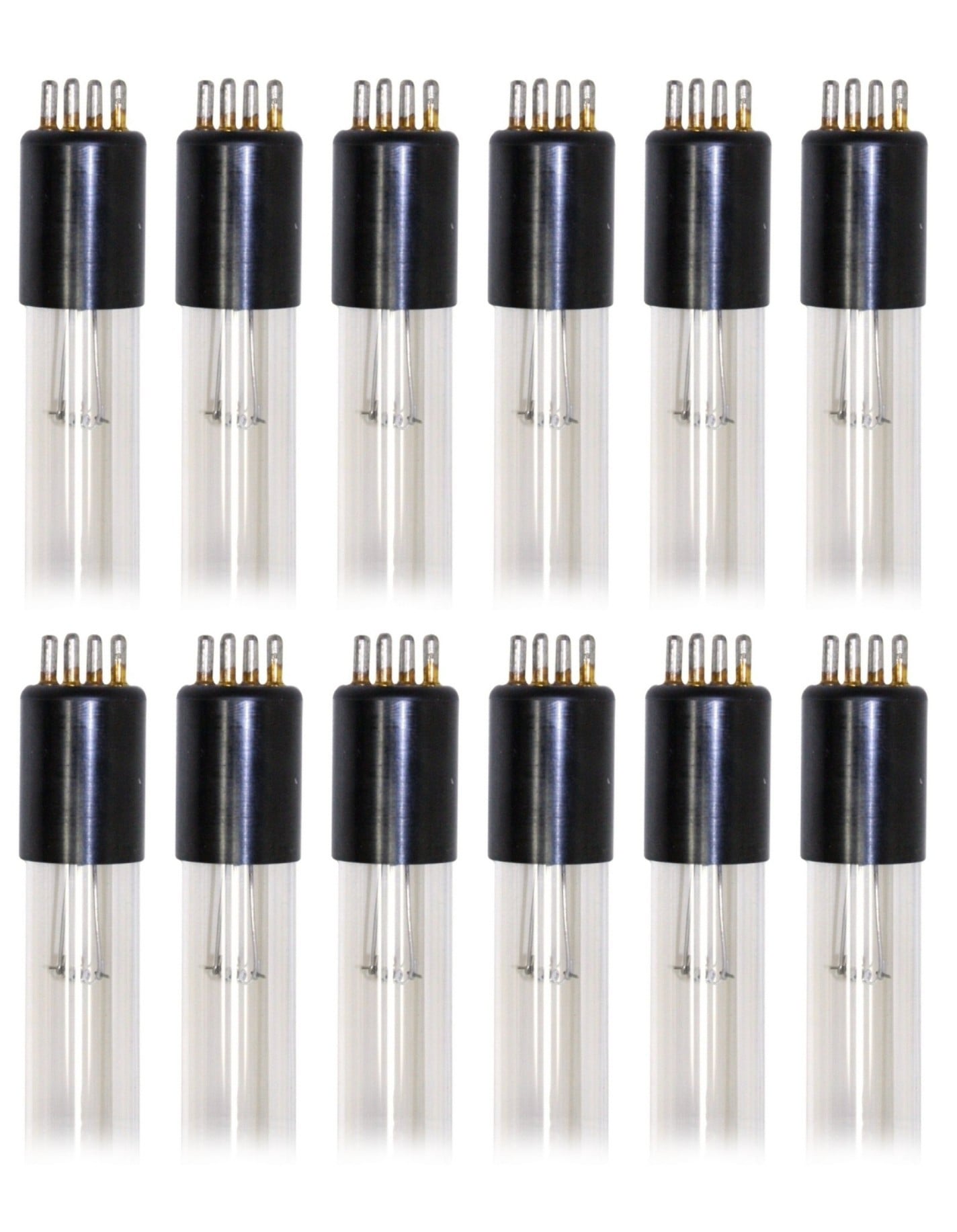 (12 tubes) GE 29503 - G36T5/4P/SE Germicidal Fluorescent Light Bulb, 4 pin base, 34 inch, Specialty T5 fluorescent tube