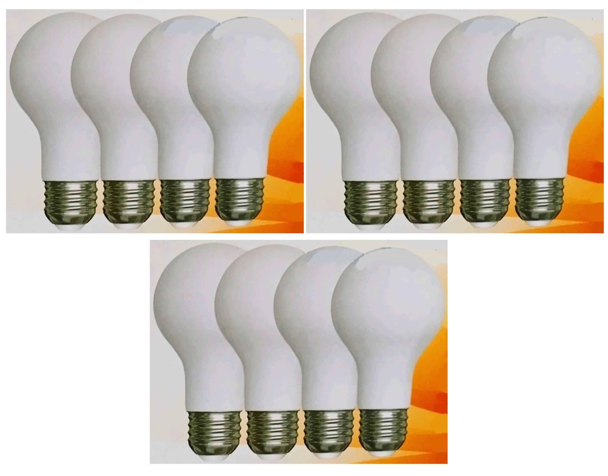 (12 pack) GE Lighting soft white LED A19, 40 watt equivalent, medium base, 450 lumen LED light bulb