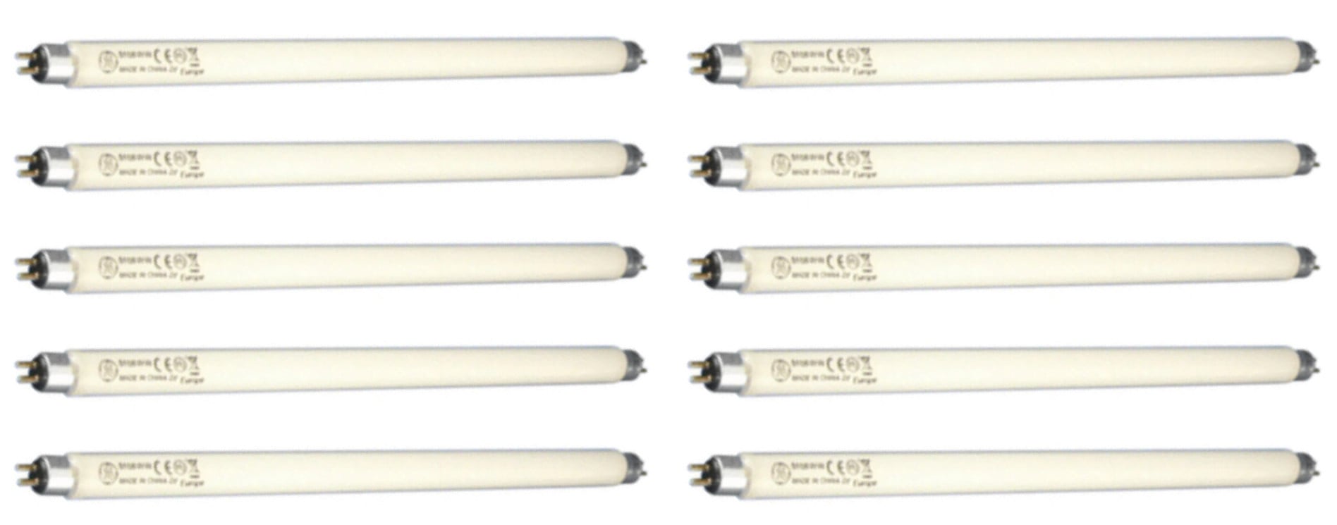 (10 lamps) GE 28175-5108WW Miniature Fluorescent T5 Lamp, Aircraft, low voltage, 12 inches, 8 watts
