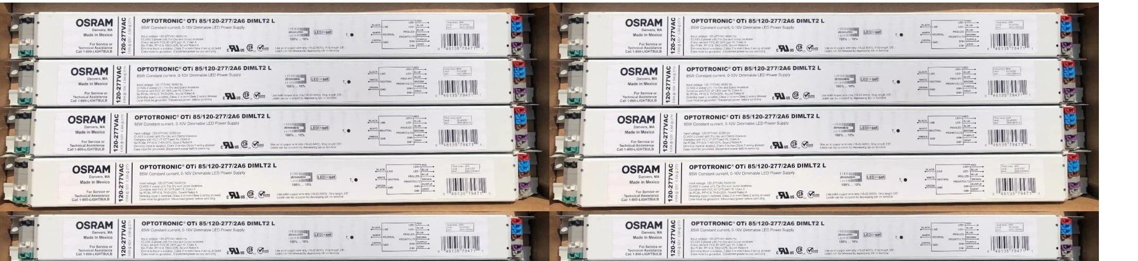 (10 ballasts) Sylvania 79471 Oti-85/120-277/2A6-Diml-T2-L