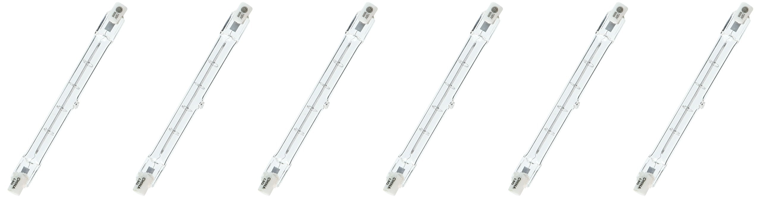 GE Lighting 24931 Proline500 Quartz T3 DEQ 130V 500-Watt Light Bulb, 10300 lumen, R7S base, 6-Pack Q500T3CL/PRO-6PK