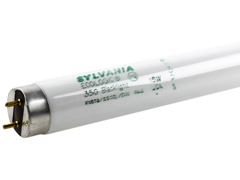 (4 pack) Sylvania 15W 18in T8 Black Light Fluorescent Tube