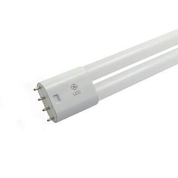 GE 39074 Led High Lumen Biax Plug-In upgrade for compact fluorescent, 21.85 inches, 17 watt, 4 pin 2G11 base, 3500K Neutral White, Frosted, Plug and Play ballast compatible LED Light bulb upgrade