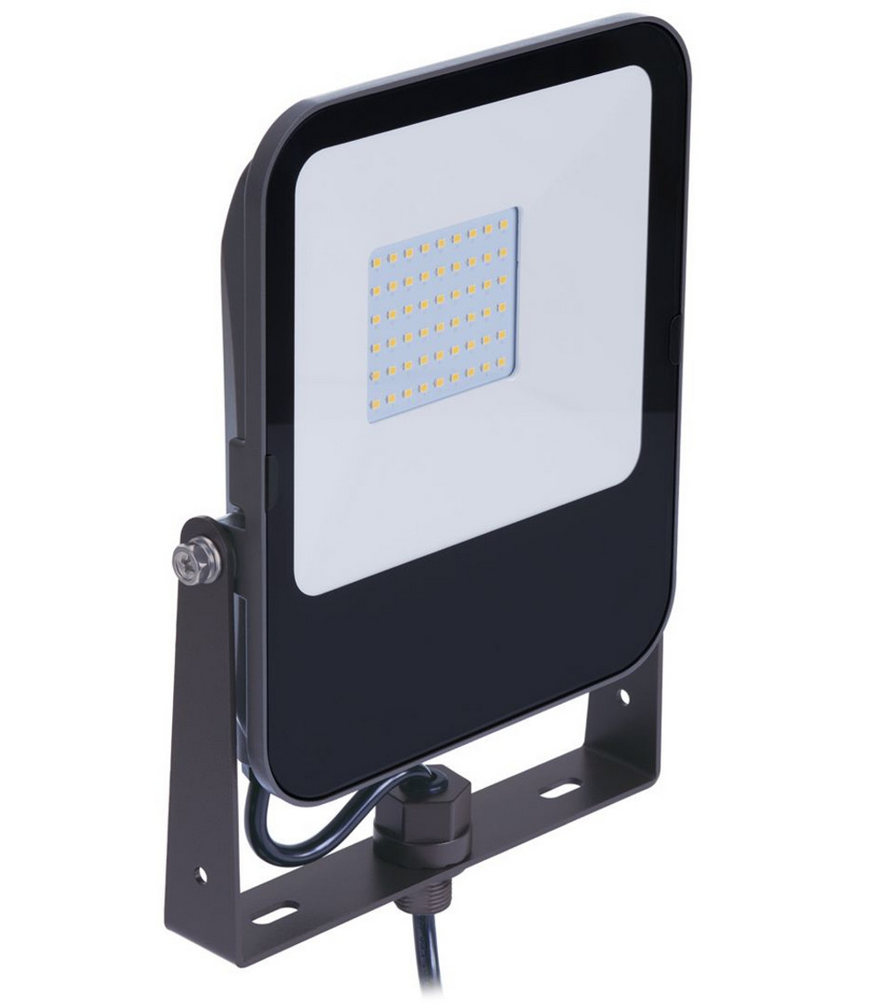 Philips Stonco LED Slim Outdoor Floodlight Area Light, 48 watt, 4000K, Knuckle and Yoke Mount, Bronze, 5472 lumens LED security landscape architectural floodlight, TF50-NW-G1-K-FL-8-BZ