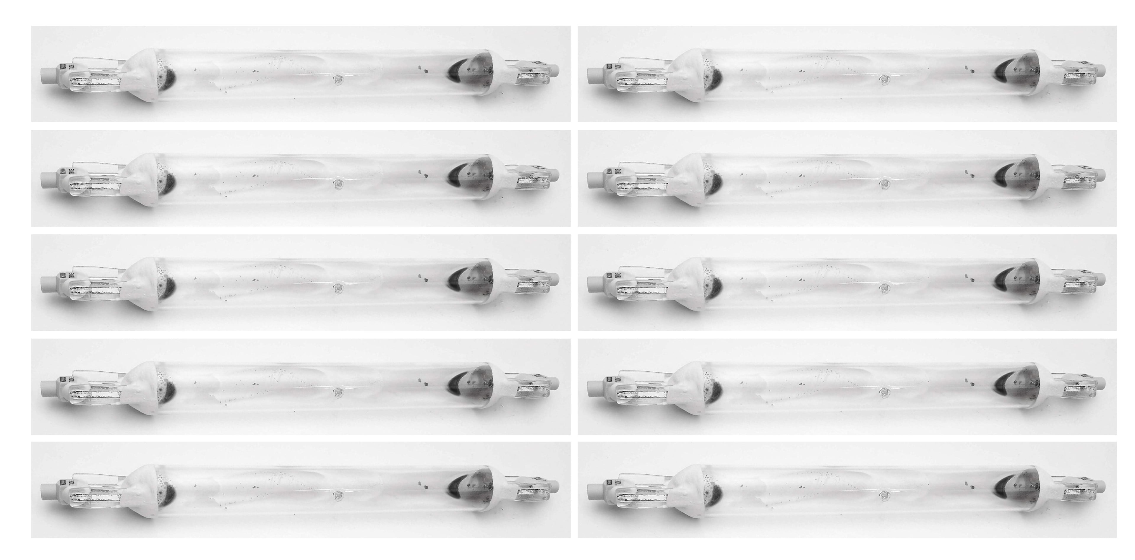 (case of 10) Sylvania 66627 - M2000T8/DE 2000 watt T8 Double Ended DE Metal Halide MH 2000W Lamp METALARC BRITELINE HID/High Intensity Discharge Bulb RX7S Wedge Base Replaces MHL-2000/1 M2000T8DE