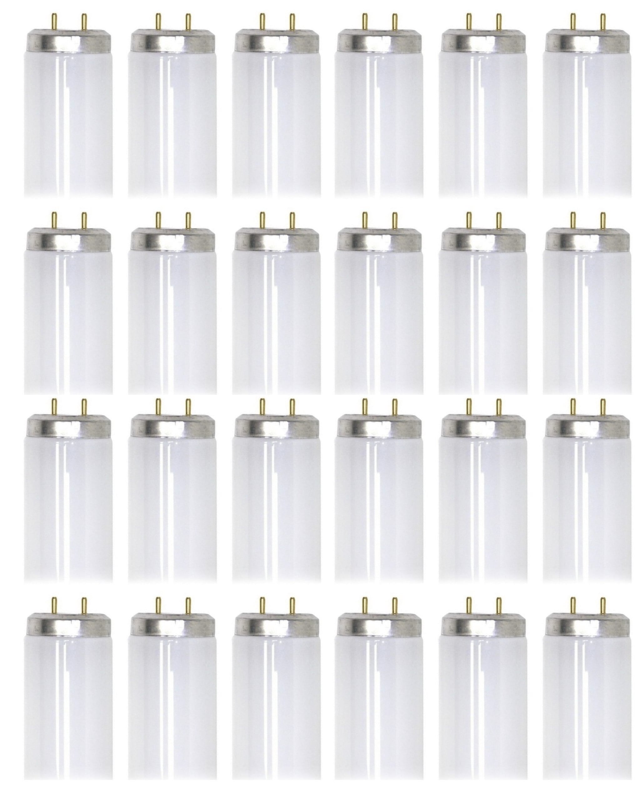 (case of 24) GE 45757 Fluorescent T8, 36 inch, 25 watt, 2150 lumens,  4100K Cool White, Ecolux, Starcoat, Medium Bi-Pin (G13) base 3-ft linear Fluorescent, F25T8/SPX41/ECO