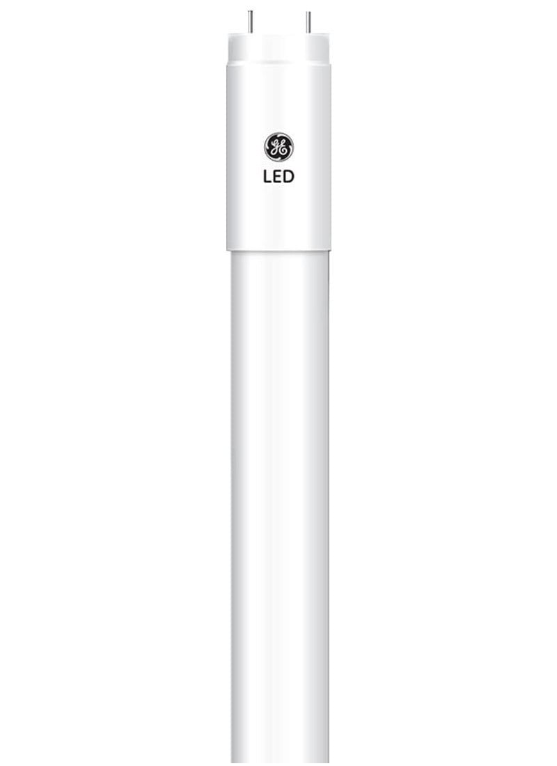 GE LED Tube T8, 8.5 watt, 24 inch, 3500K Neutral White, Type A Plug and Play, Frosted Glass, 1600 lumen, LED upgrade for 2ft T8 Fluorescent lamp