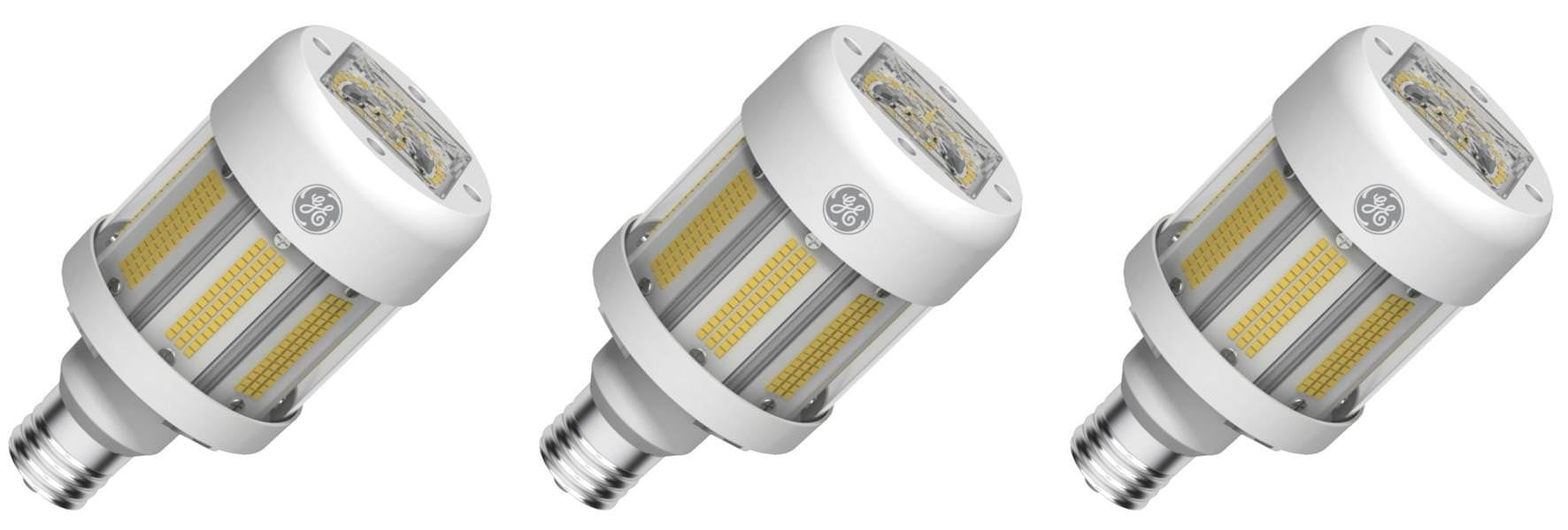 (case of 3) GE 43263 LED60/2M175/740 HID replacement Corn Cob Omni Directional Mogul Screw Base (EX39), 8800 lumen 60 watt, 4000K