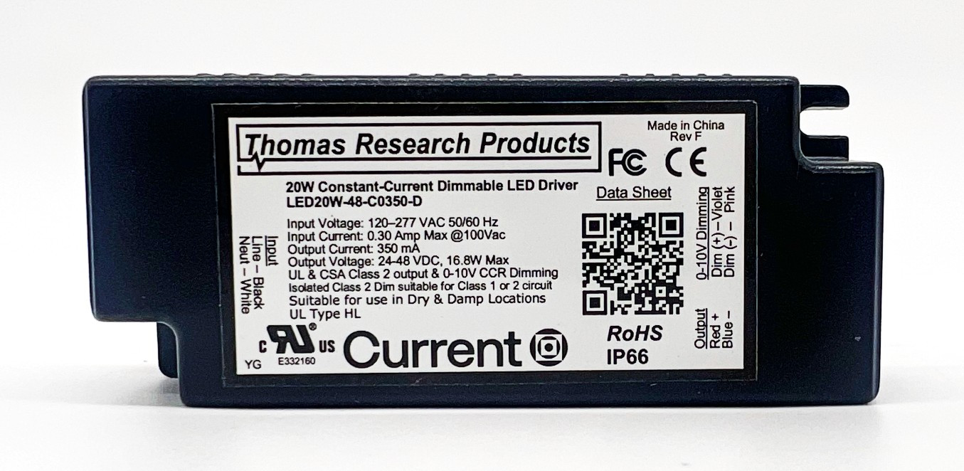 Hubbell Thomas Research Project LED Driver LED20W-48-C0350-D