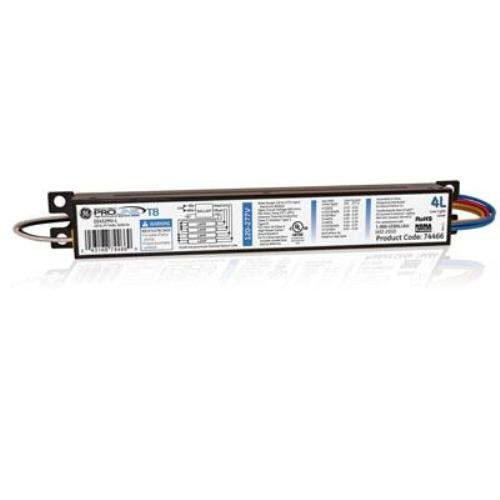 (Case of 10) GE Lighting 74466 GE432MV-L 120/277-Volt Multi-Volt ProLine Electronic Fluorescent T8 Instant Start Ballast 4 or 3 F32T8 Lamps