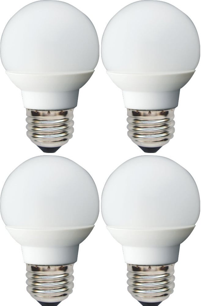 (4 bulbs) GE Lighting Energy Smart LED 1.8-Watt (15-watt replacement) 75-Lumen G16.5 Light Bulb with Medium Base
