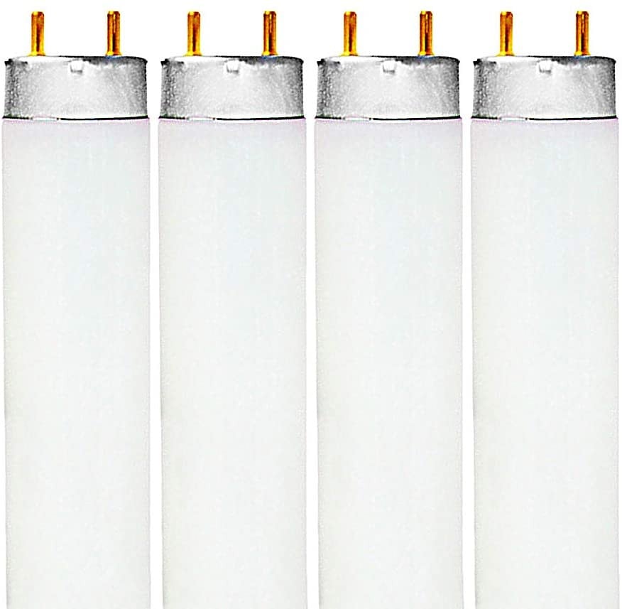 (4 tubes) Sylvania 23498  F15T12/DSW/RP 15 watt, 770 lumens,  3000K 18 Inch Medium Bipin T12 Fluorescent Lamp