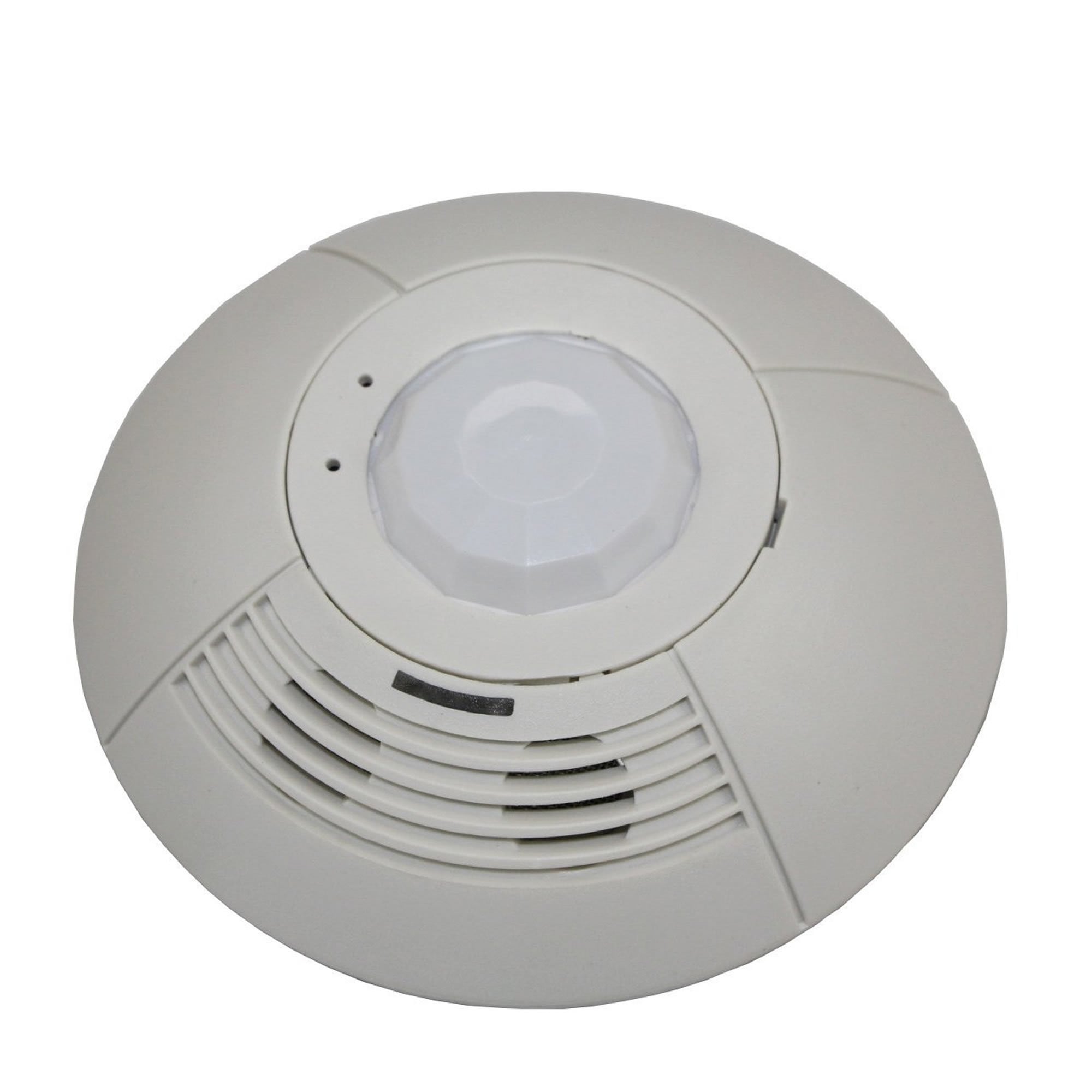 Lutron LOS-CDT-1000-WH Dual Tech Occupancy Sensor Low Voltage, 1000 SQFT, White Gloss
