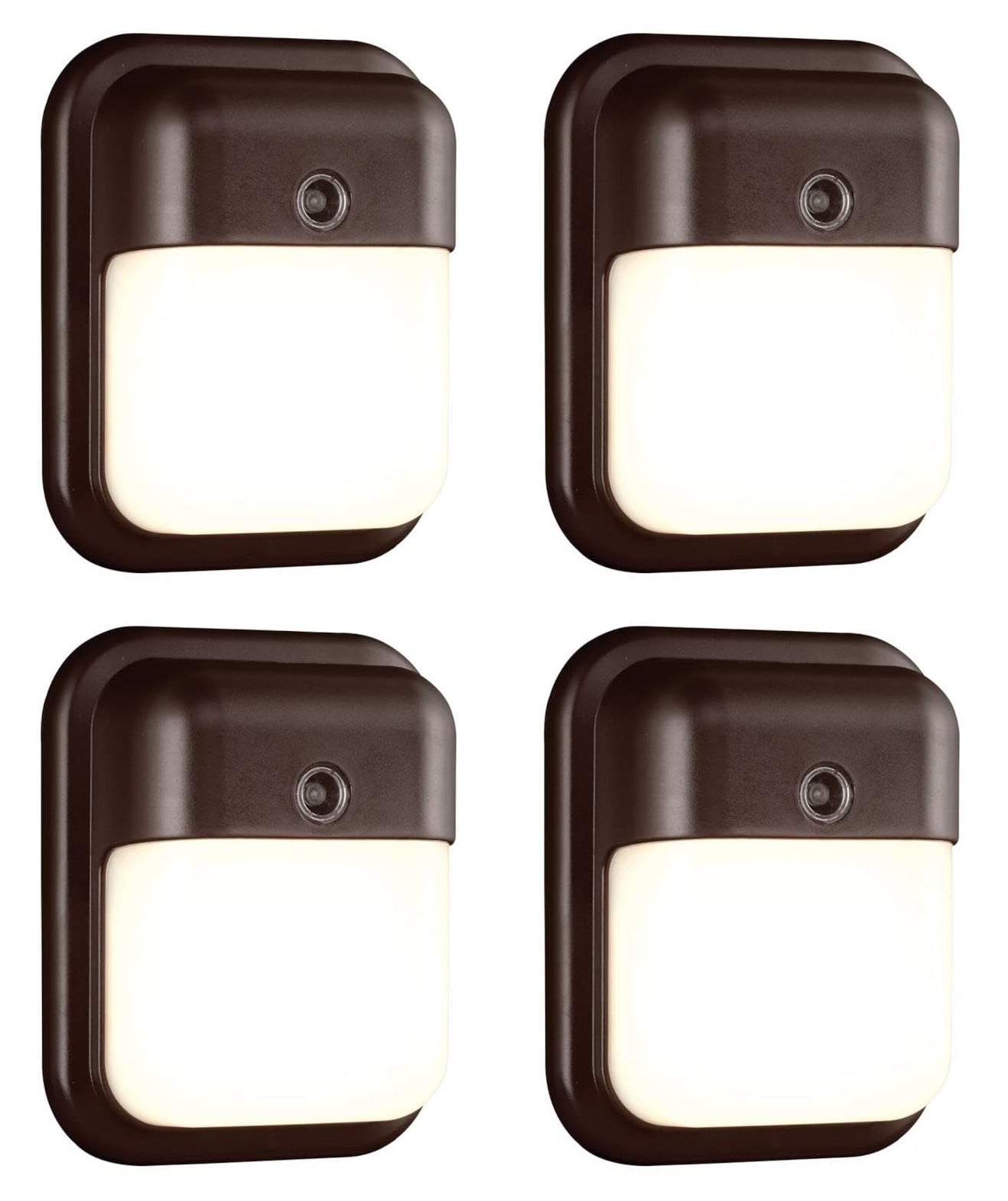 (case of 4) Philips Keene - SWL-WW-G1-PCB-1-BZ Outdoor Square Wall Pack LED Fixture, 13 watts, 1178 lumens, 3000K Color Temp (beautiful soft white)