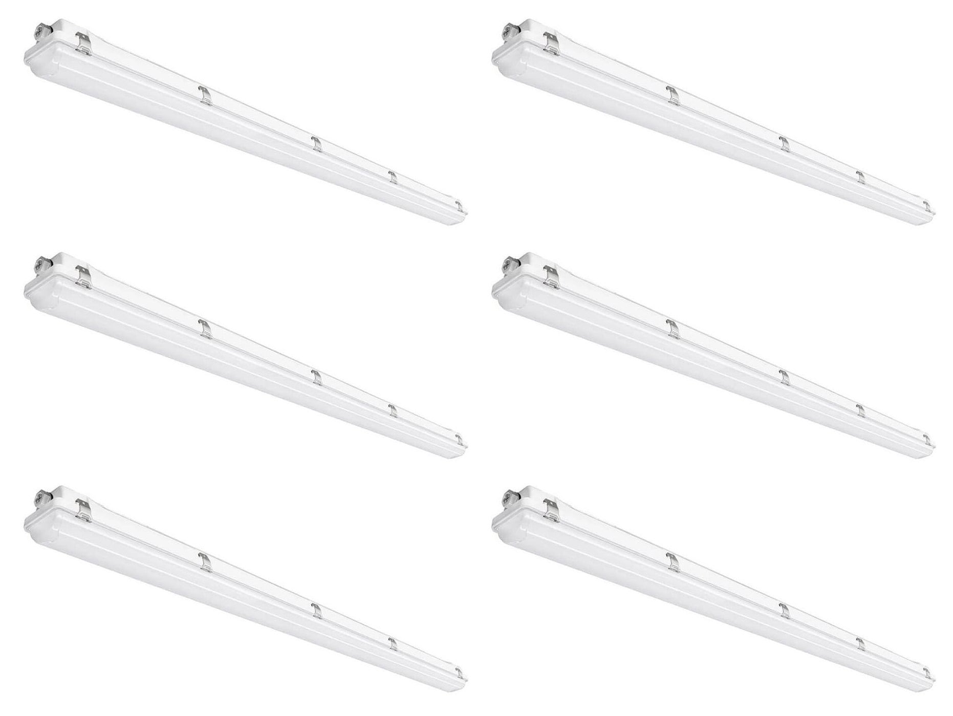 (case of 6) Philips Day-Brite LED Vapor Tight LED Light Fixture, 48 inch, VTS450L840-UN3-DIM, 44 watt, 5000 Lumens, 4000K Cool White, 120-347V, 0-10V Dimmable