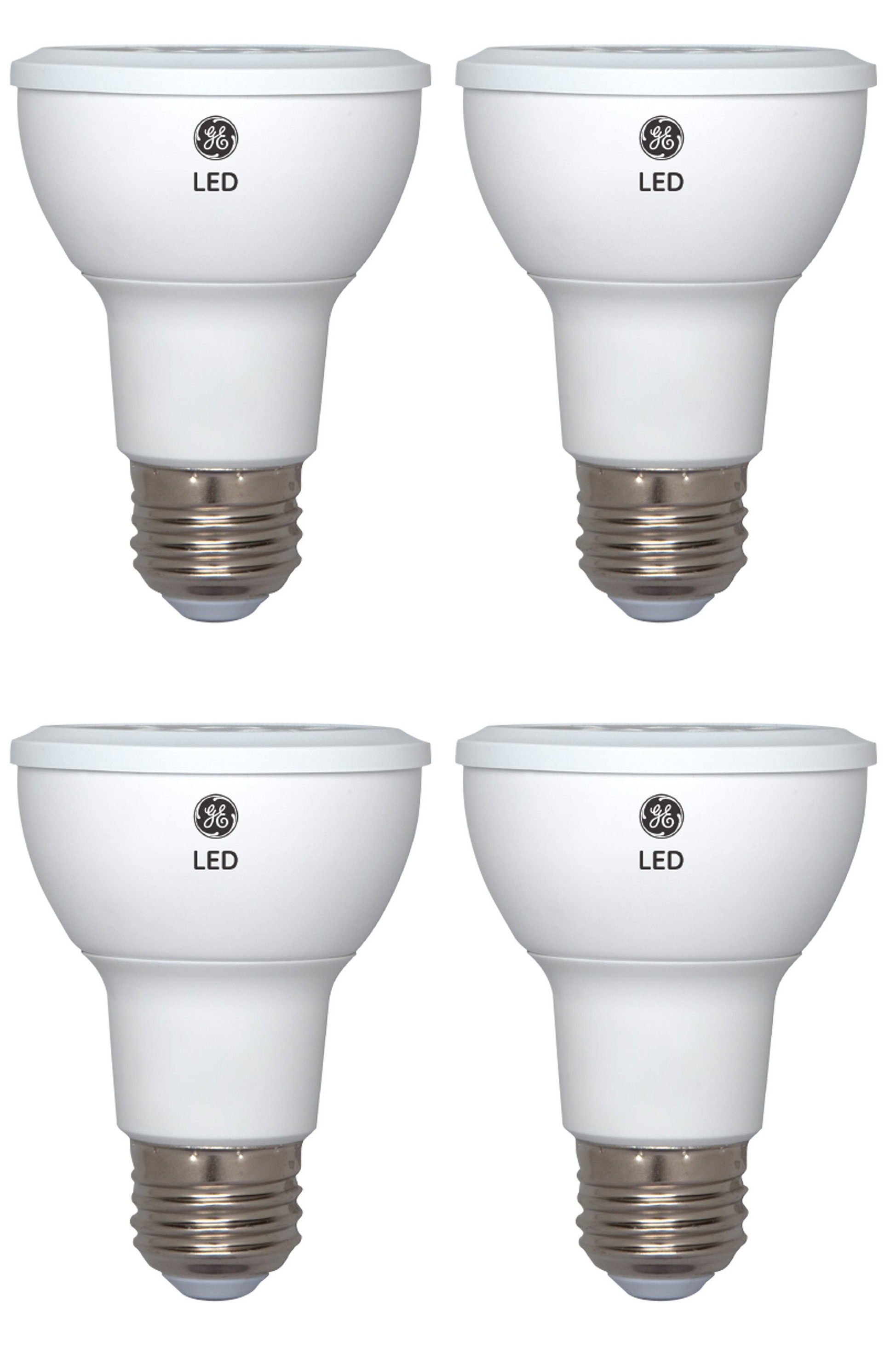 (case of 4) GE Lighting 45441 Relax HD LED 7 watts (50-Watt Replacement), 500-Lumen PAR20 Bulb, Medium Base, Soft White, 