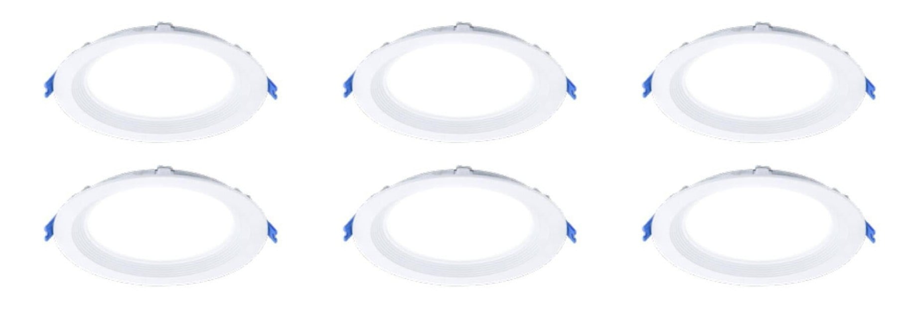 (case of 6) Philips Lightolier LED Downlight, 3 Inch round, Field Selectable lumens and color temperature, white trim, DL3RSLMZ10SCTUW 